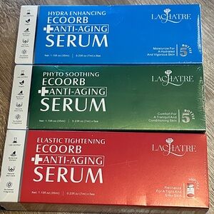 Ecoorb Anti-Aging Serum Set - Blue, Green, Red